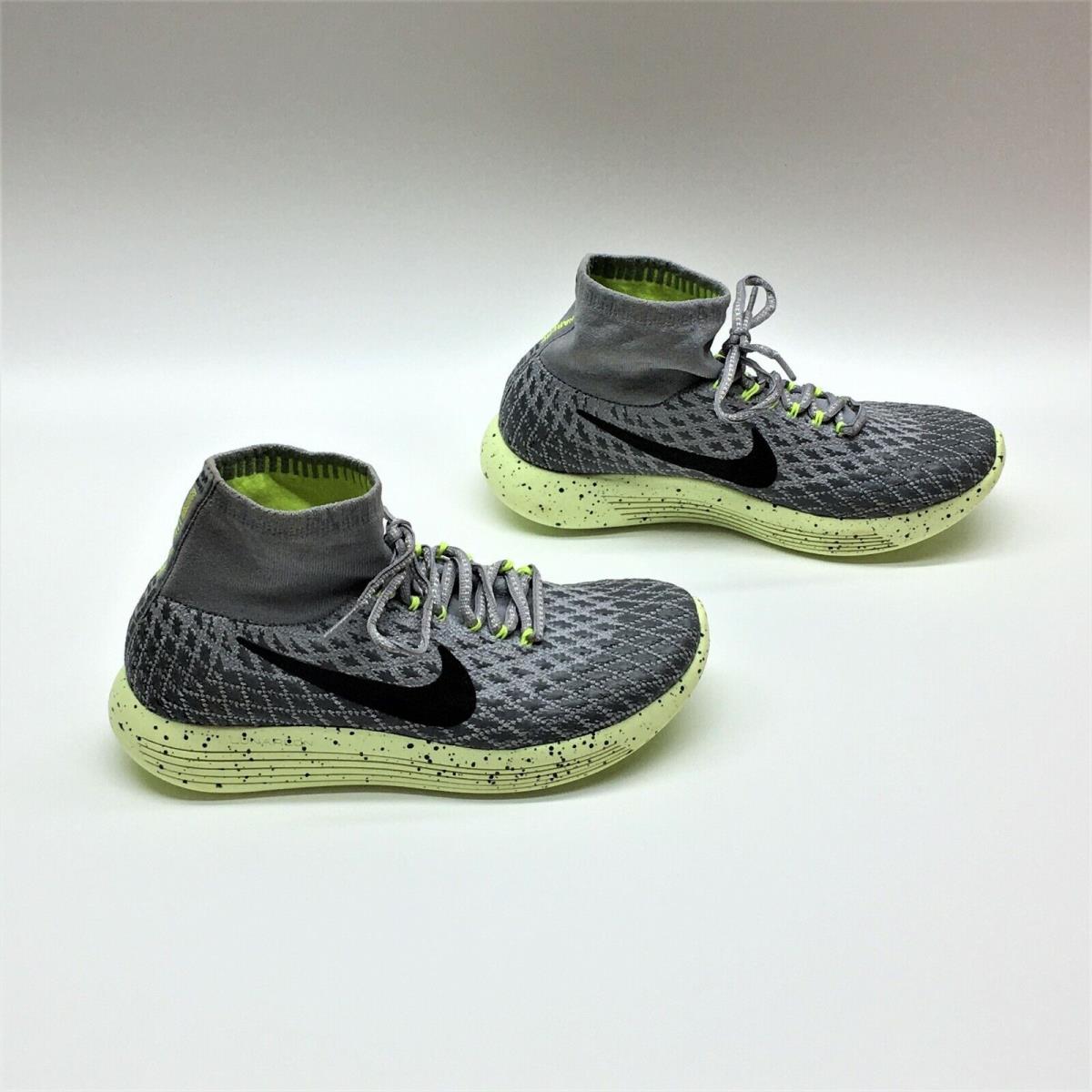 Nike Lunarepic Flyknit Shield 849665 002 Gray Running Sneakers Shoes Womens 7