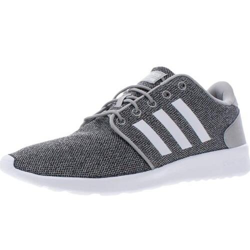 Adidas Women`s QT Racer 2.0 Running Shoe Size 9 Grey/white/grey - Gray