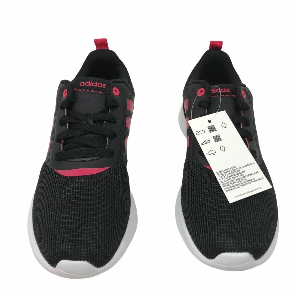 Adidas Big Kid QT Racer 2.0 Running Shoe Size 6 - Black/pink
