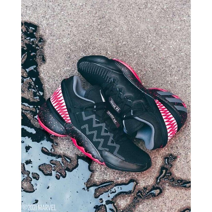 Adidas Issue 2 Marvel Venom Basketball Shoes FV8960 Mens Donovan Mitchell | - Adidas shoes Issue - Black | SporTipTop