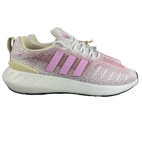 Adidas Women`s Swift Run 22 Alumina Bliss Lilac White Shoes GW6886 Size 8 - Purple