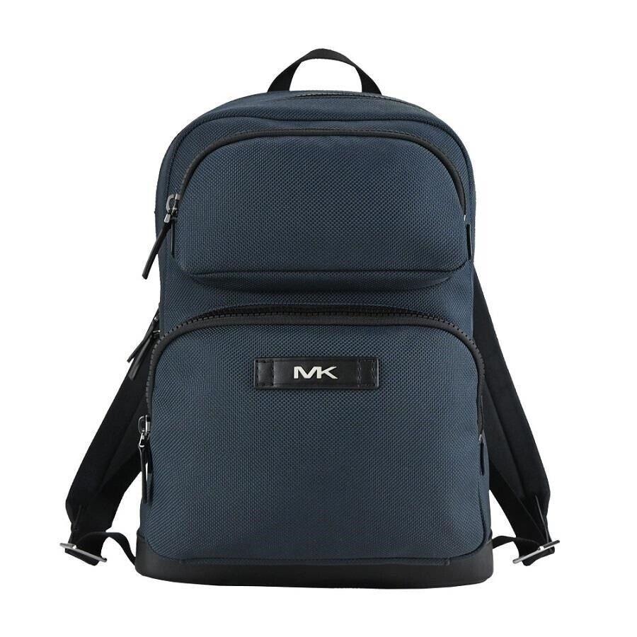 Michael Kors Kent Sport Navy Large Voven Backpack Travel School Bag
