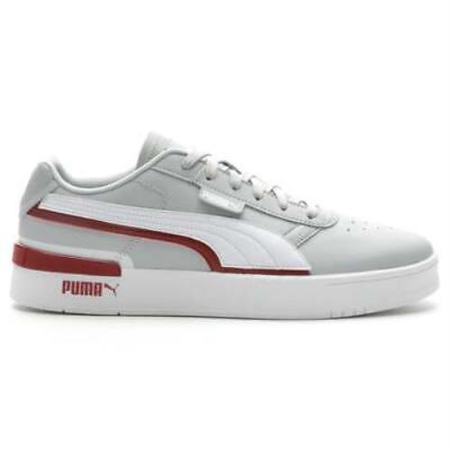 Puma Clasico Varsity Patch Mens Grey Sneakers Casual Shoes 388425-02