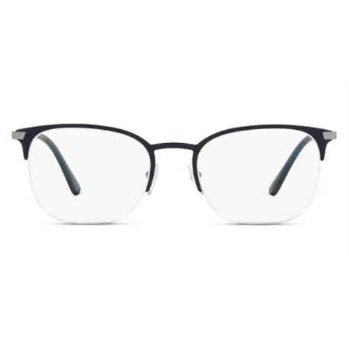 Prada 0PR 57YV Men Eyeglasses Blue Oval 52mm