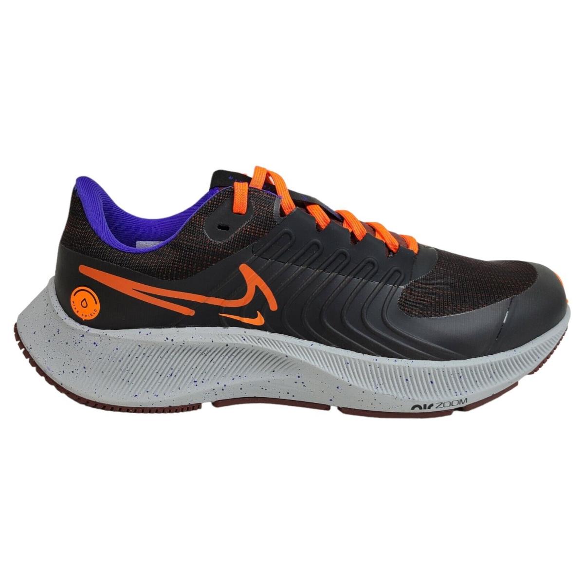 Nike Mens 9 9.5 10.5 13 Air Zoom Pegasus 38 Shield Shoes Black Orange DC4073-003 - Black