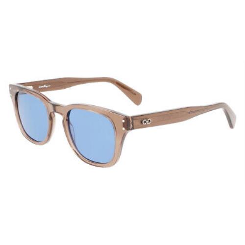 Salvatore Ferragamo SF1057S Sunglasses Brown Transparent 49mm