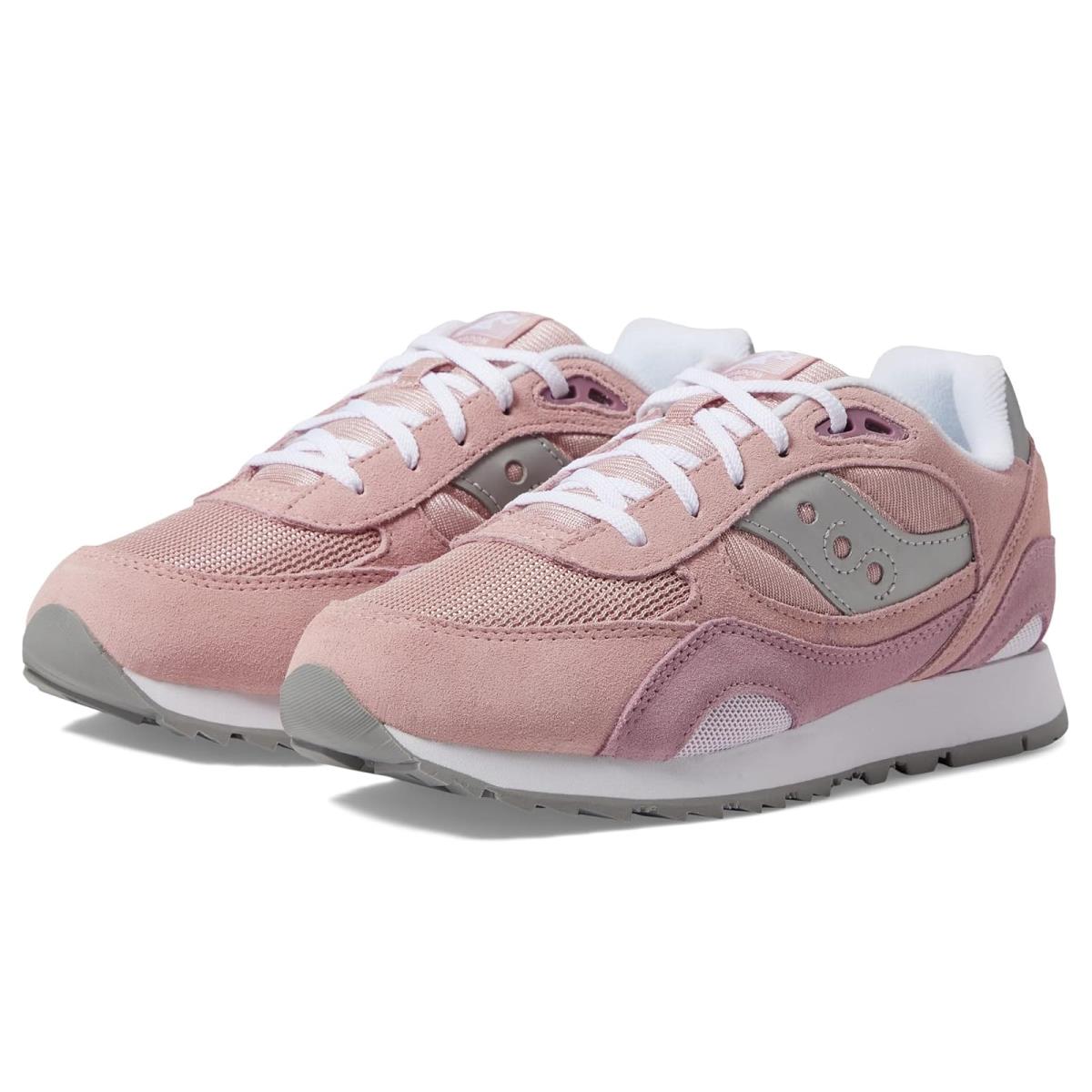 Girl`s Shoes Saucony Kids Originals Shadow 6000 Little Kid/big Kid Blush