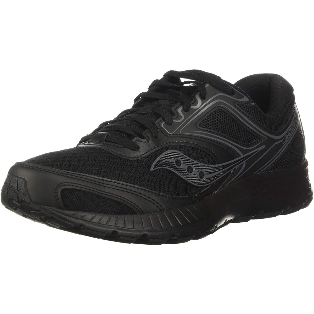 Saucony Women`s Versafoam Cohesion 12 Road Running Shoe Black/Black