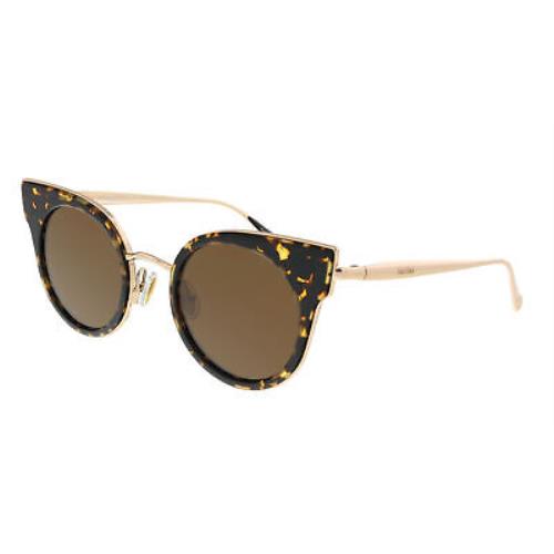 Max Mara MM Ildw I 02PT Dark Tortoise Cateye Sunglasses