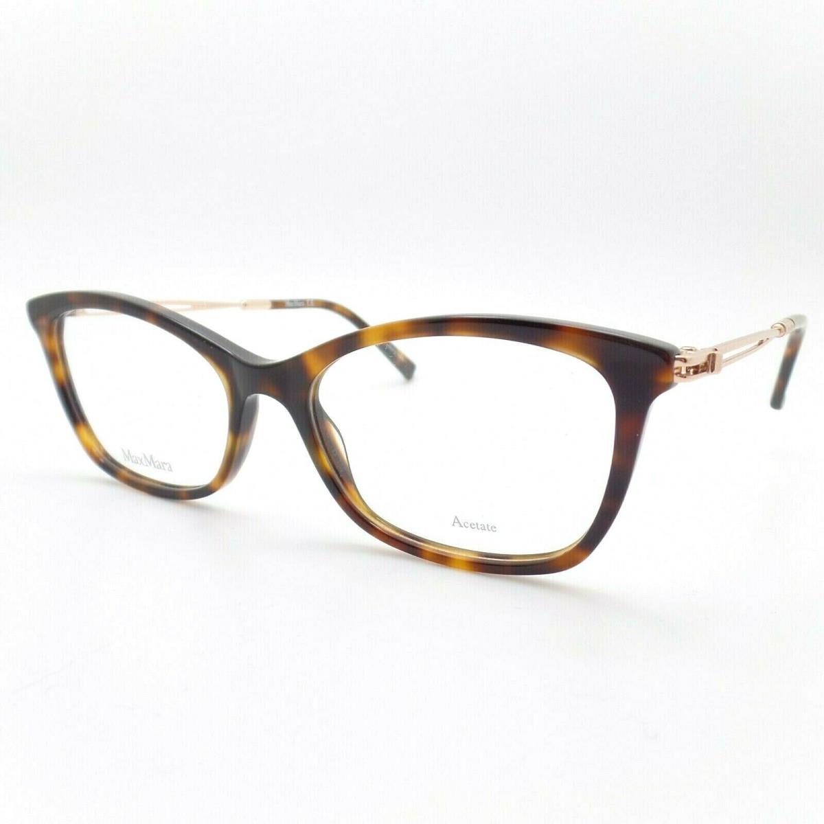 Max Mara MM 1367 Havana Rose Gold 086 51mm Eyeglass Frame