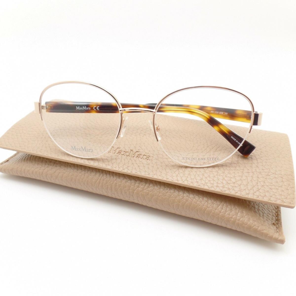 Max Mara MM 1330 Ddb Gold Copper 54mm Eyeglass Frame