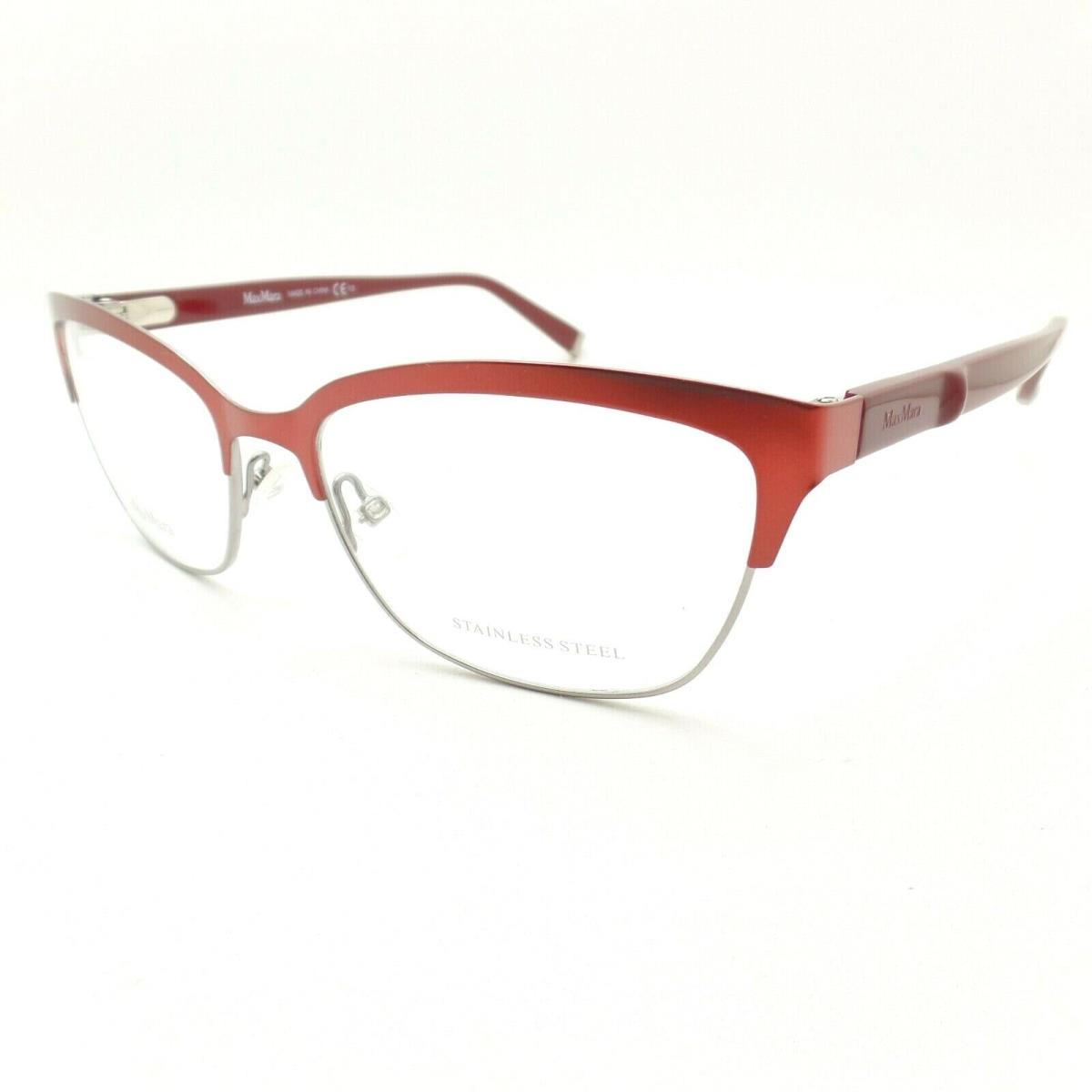 Max Mara MM 1264 Ubl Red Ruthenium 54mm Eyeglass Frame