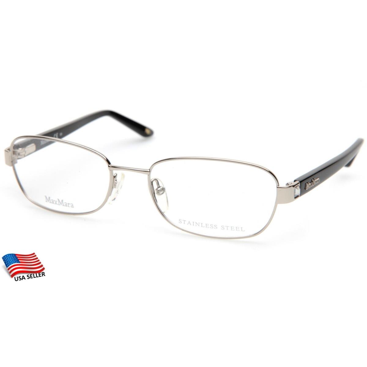 Max Mara MM1130 84J Silver Eyeglasses Glasses Frame 53-15-130mm