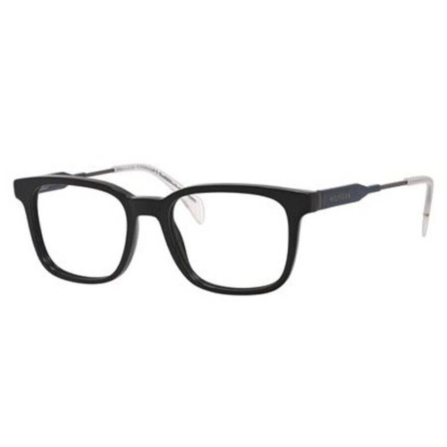 Tommy Hilfiger TH 1351 0JW9 Black Ruthium Optical Eyeglass Frame w/ Case