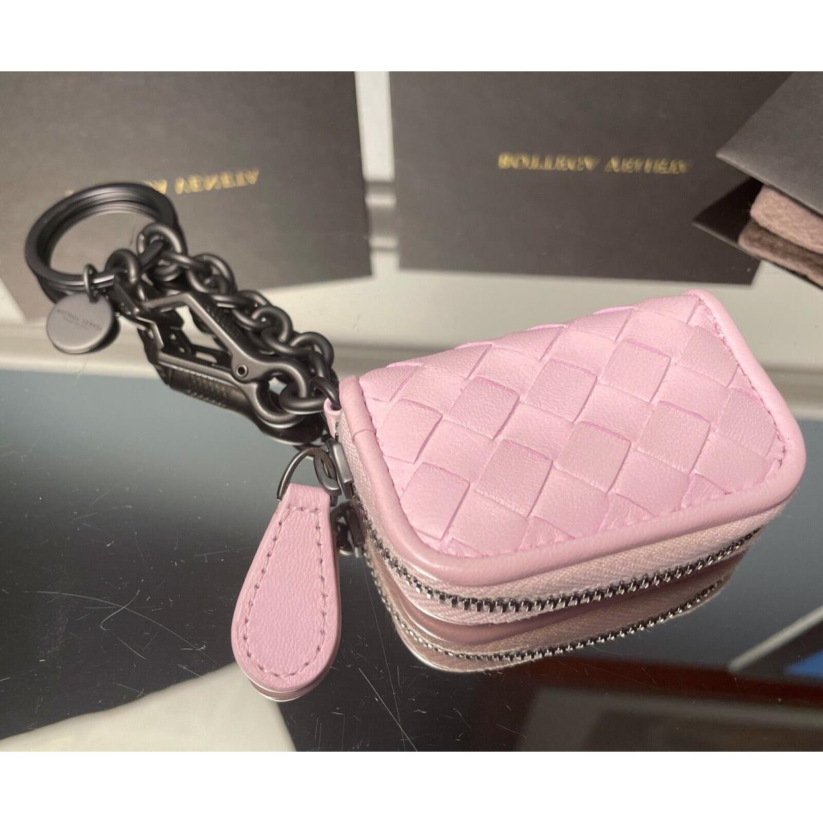 Bottega Veneta Key Ring With Pouch in Blue