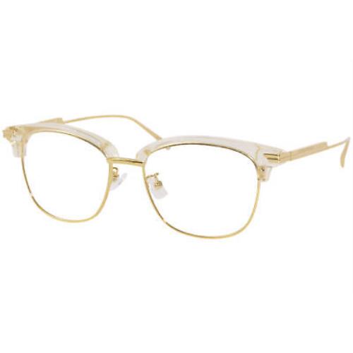 Bottega Veneta New-classic BV1011OA 004 Eyeglasses Men`s Gold Optical Frame 53mm