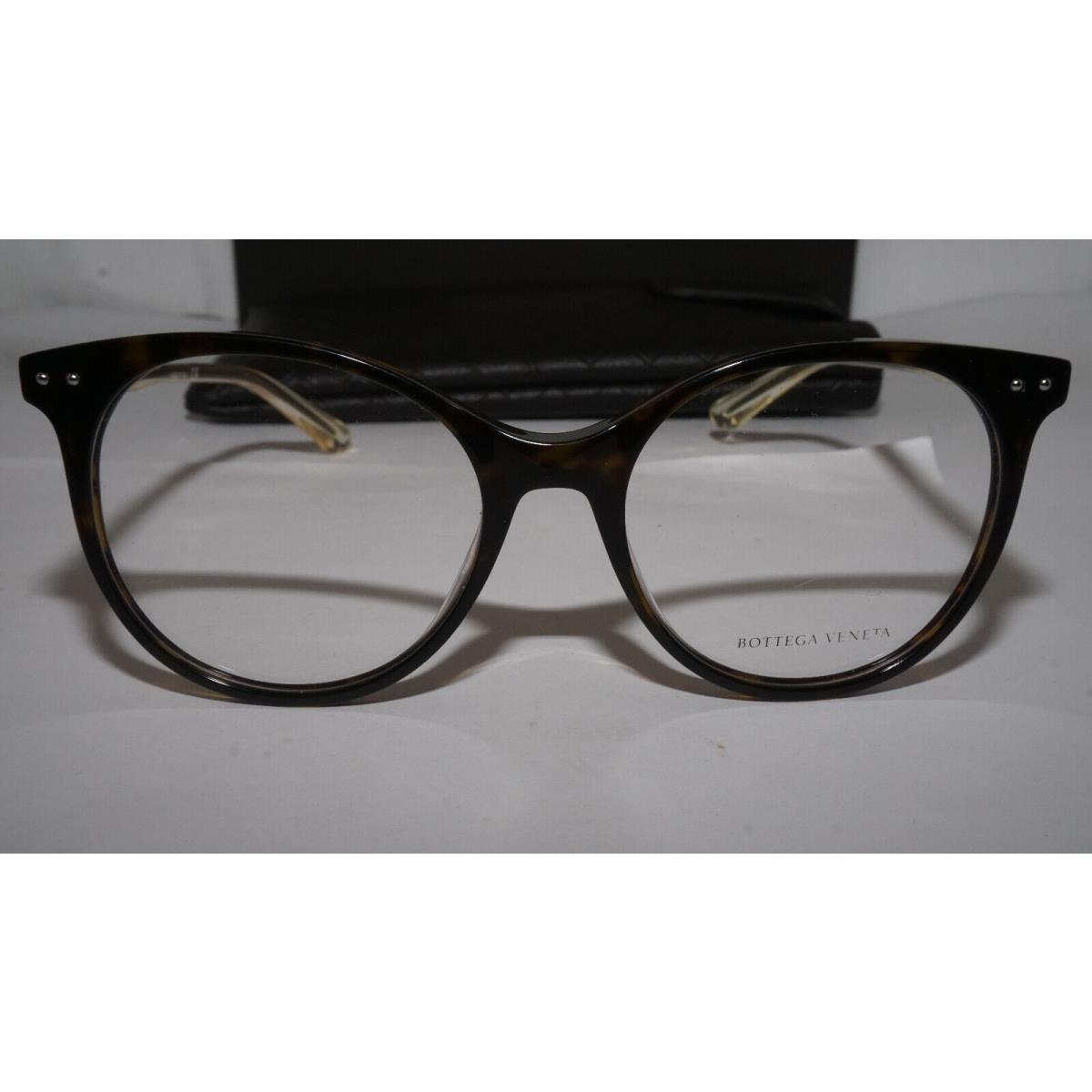 Bottega Veneta Eyeglasses Large Havana BV0081O 007 52 18 145