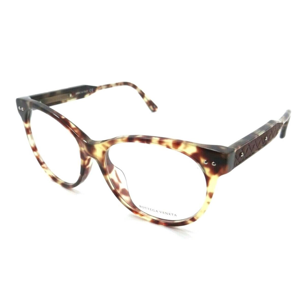 Bottega Veneta Eyeglasses Frames BV0016OA 005 52-16-145 Havana Italy Asian Fit