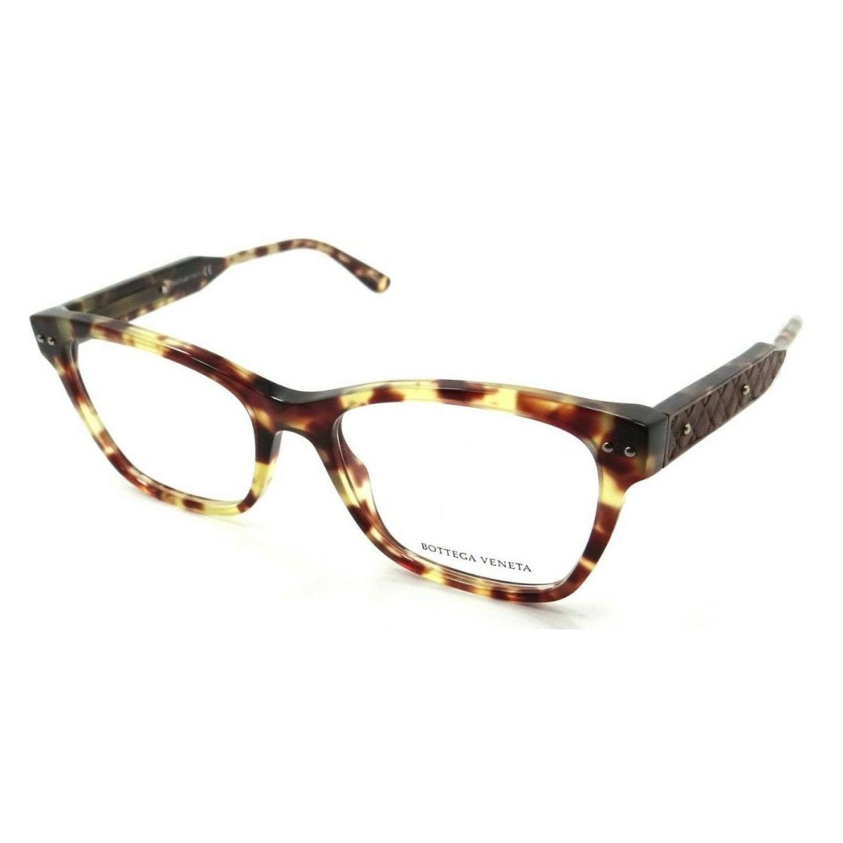 Bottega Veneta Eyeglasses Frames BV0016O 009 51-17-145 Havana Made in Italy - Frame: