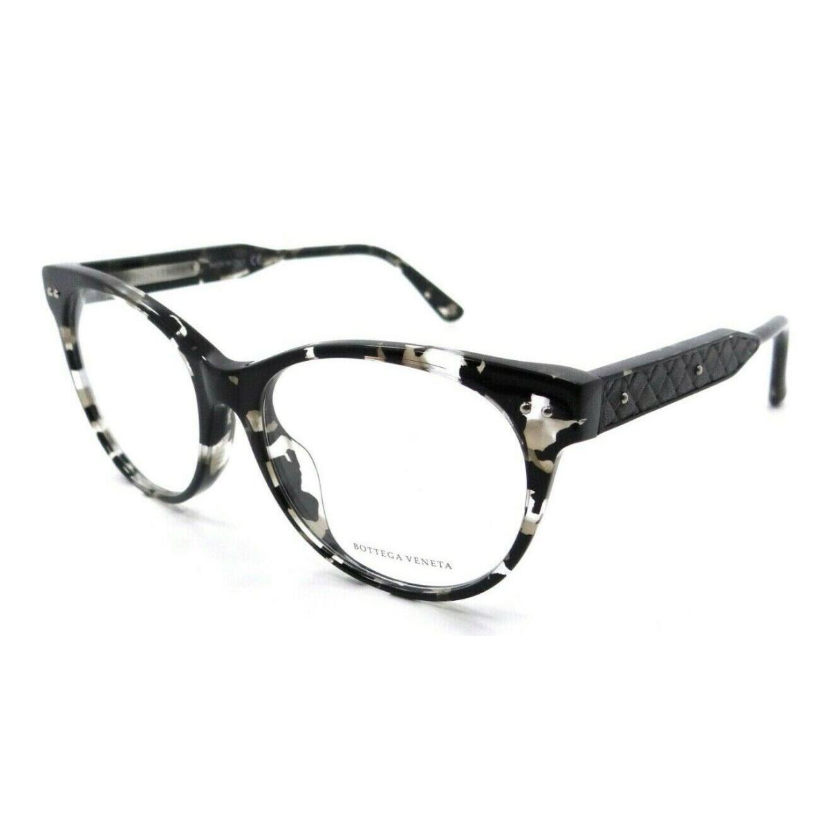 Bottega Veneta Eyeglasses Frames BV0017OA 006 52-16-145 Havana / Grey Asian Fit