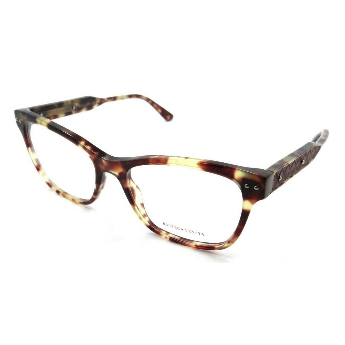 Bottega Veneta Eyeglasses Frames BV0016O 011 53-17-145 Havana Made in Italy