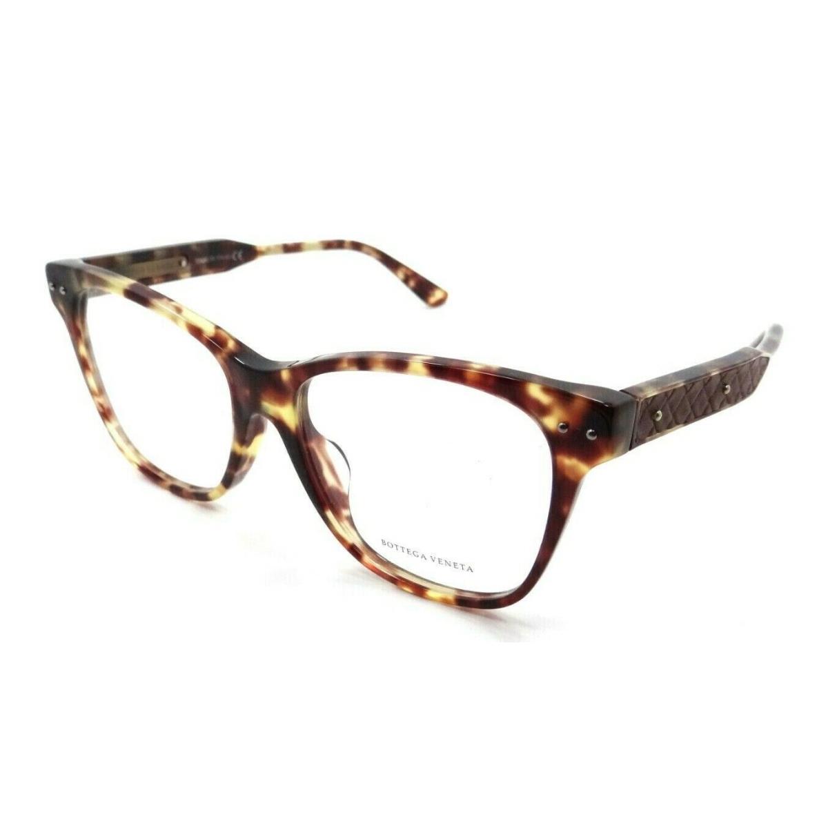 Bottega Veneta Eyeglasses Frames BV0036OA 003 53-16-145 Havana Italy Asian Fit