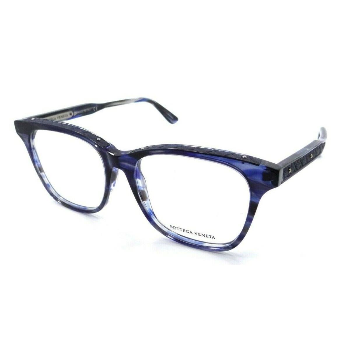 Bottega Veneta Eyeglasses Frames BV0070O 007 53-16-145 Blue Made in Italy