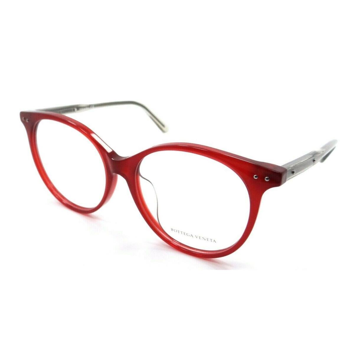 Bottega Veneta Eyeglasses Frames BV0081OA 003 54-16-145 Red Italy Asian Fit