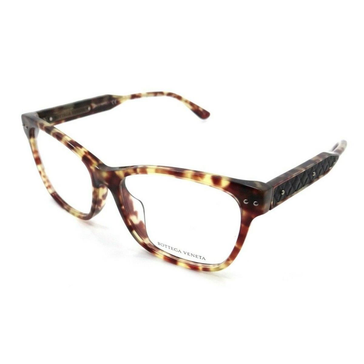 Bottega Veneta Eyeglasses Frames BV0016OA 005 53-15-145 Havana Italy Asian Fit