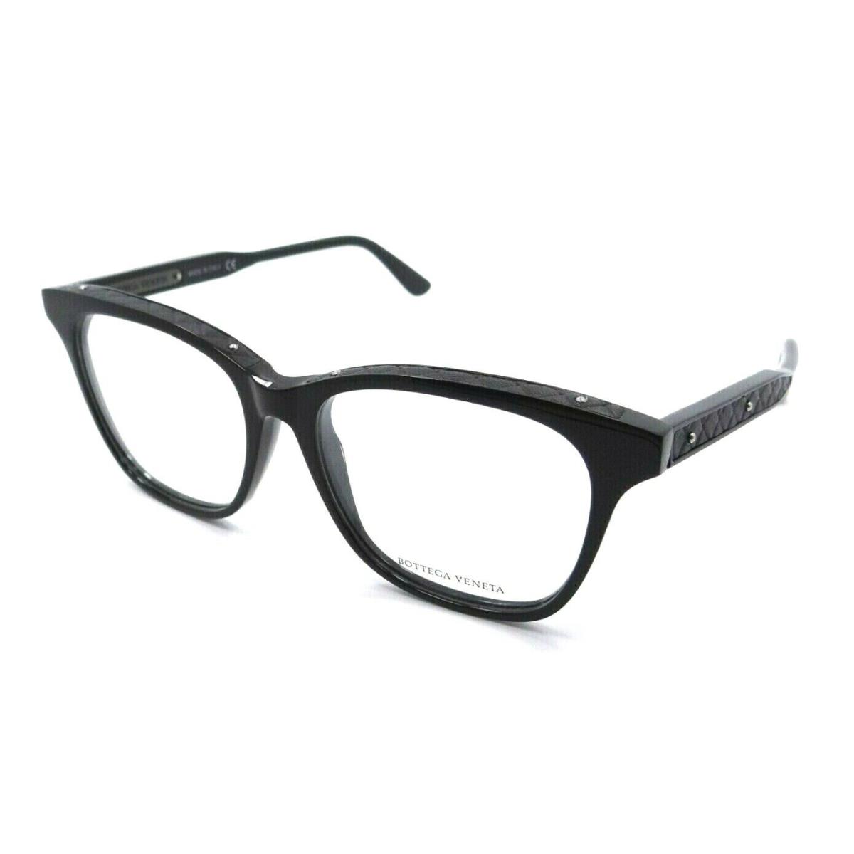 Bottega Veneta Eyeglasses Frames BV0070O 005 53-16-145 Black Made in Italy