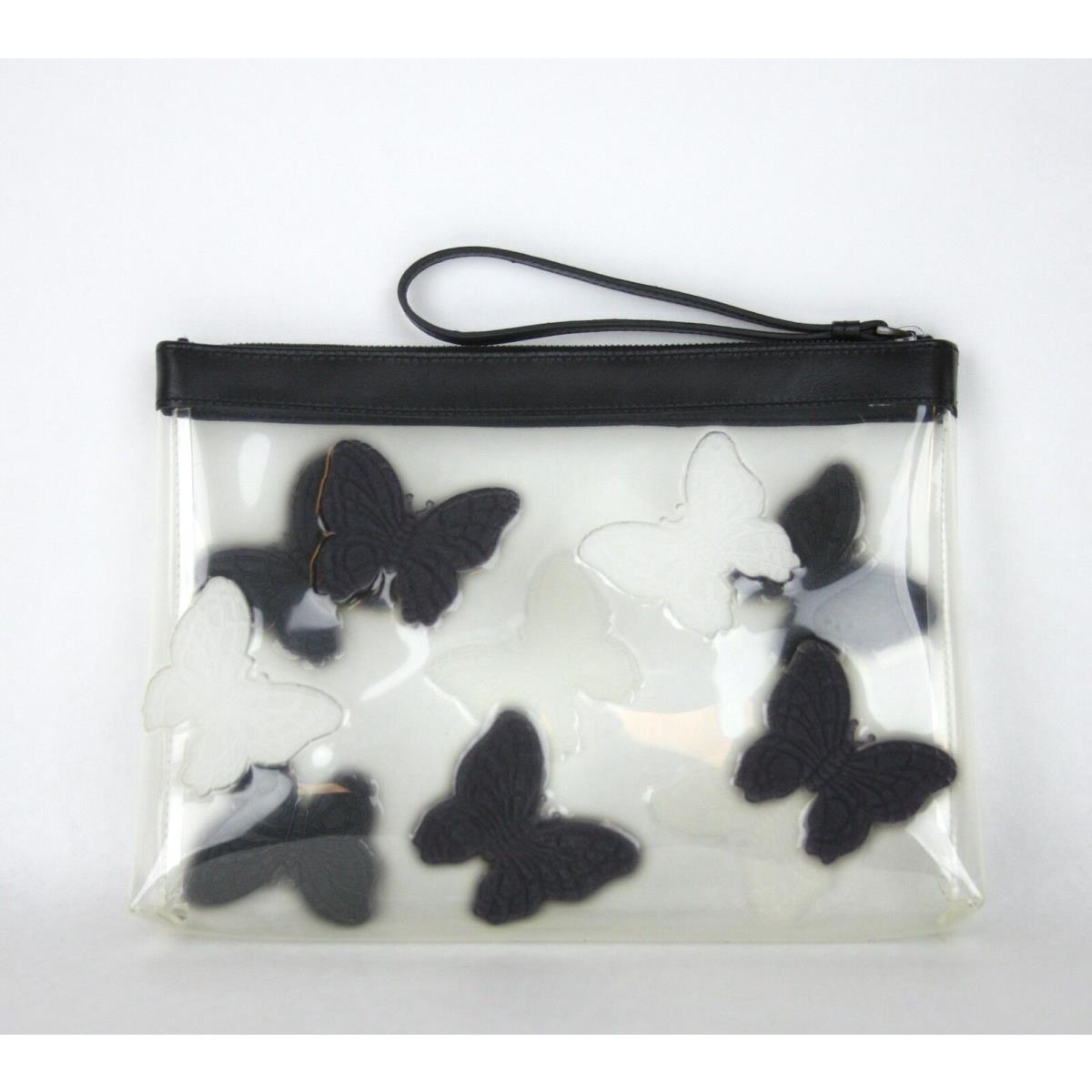 Bottega Veneta Transparent Wristlet Clutch Bag Butterfly 310158 8376
