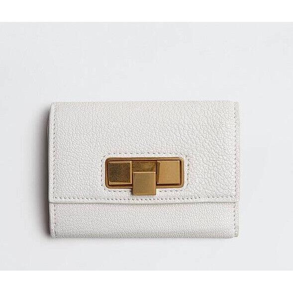 Bottega Veneta Women`s White Wallet 629554 Made in Italy