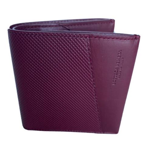 Bottega Veneta Bi-fold Marco Polo Calf Leather Wallet Bordeaux 578200