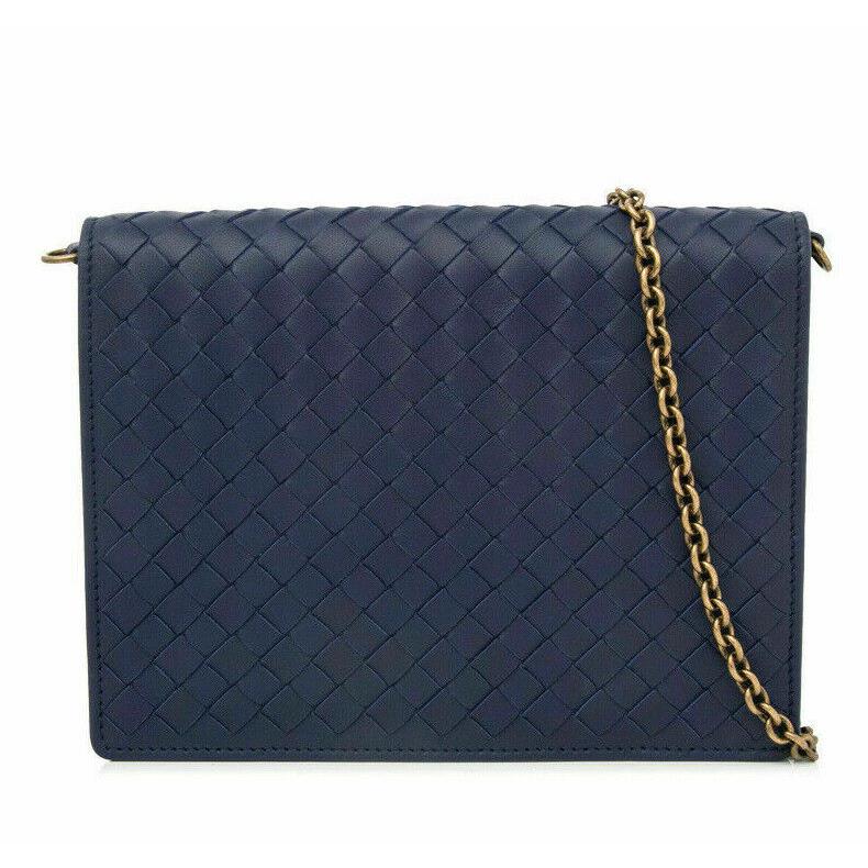 1 470 Bottega Veneta 508752 Intrecciato Leather Flap Wallet On Cha