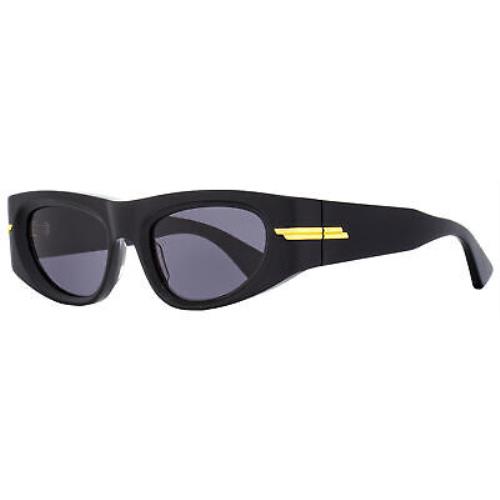 Bottega Veneta Cat Eye Sunglasses BV1144S 001 Black 51mm 1112 - Frame: Black, Lens: Gray