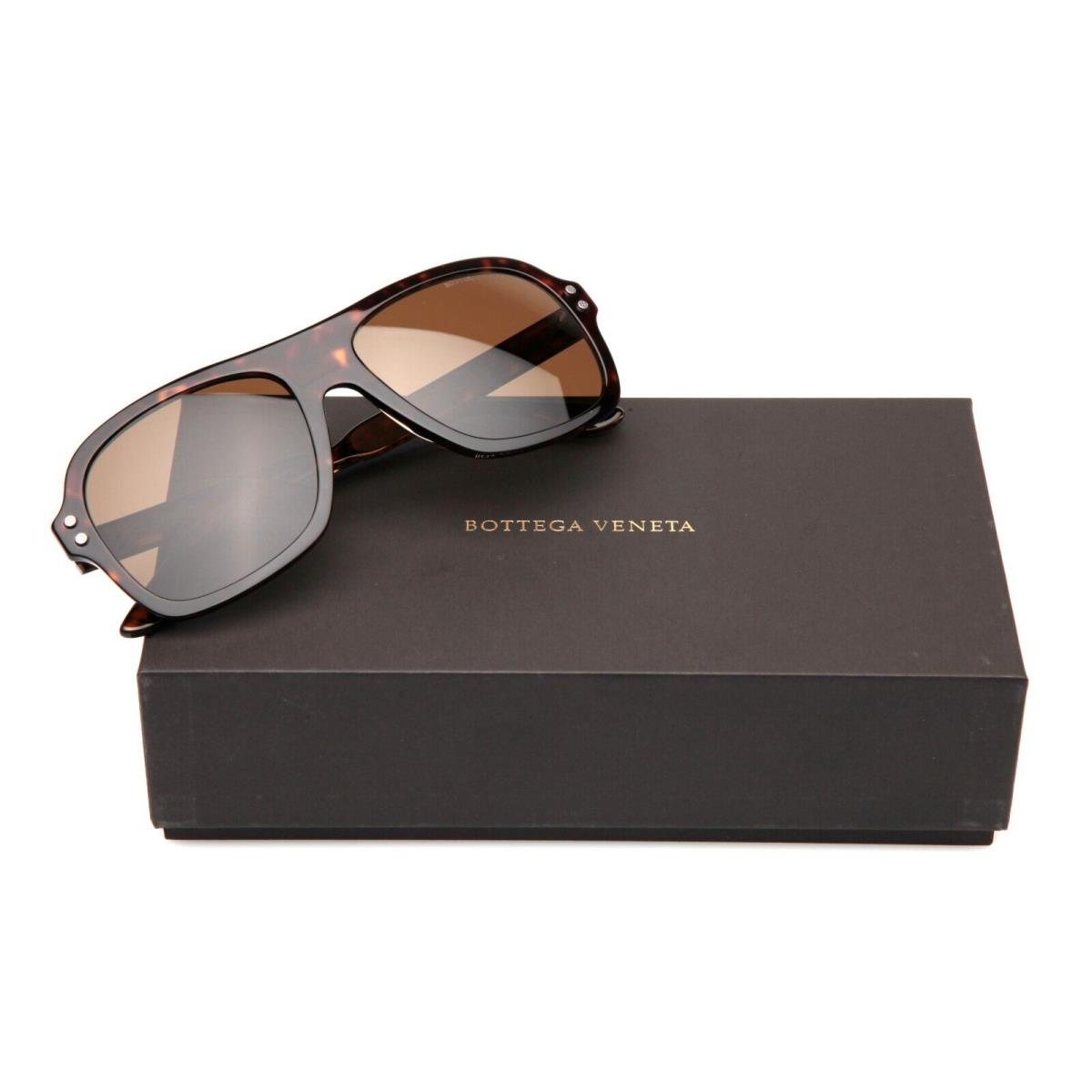 Bottega Veneta BV0239S 002 Havana Sunglasses 56-18-145mm Italy