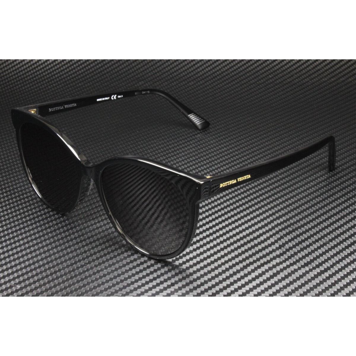 Bottega Veneta BV1022SK 001 Black Cat Eye 55 mm Women`s Sunglasses