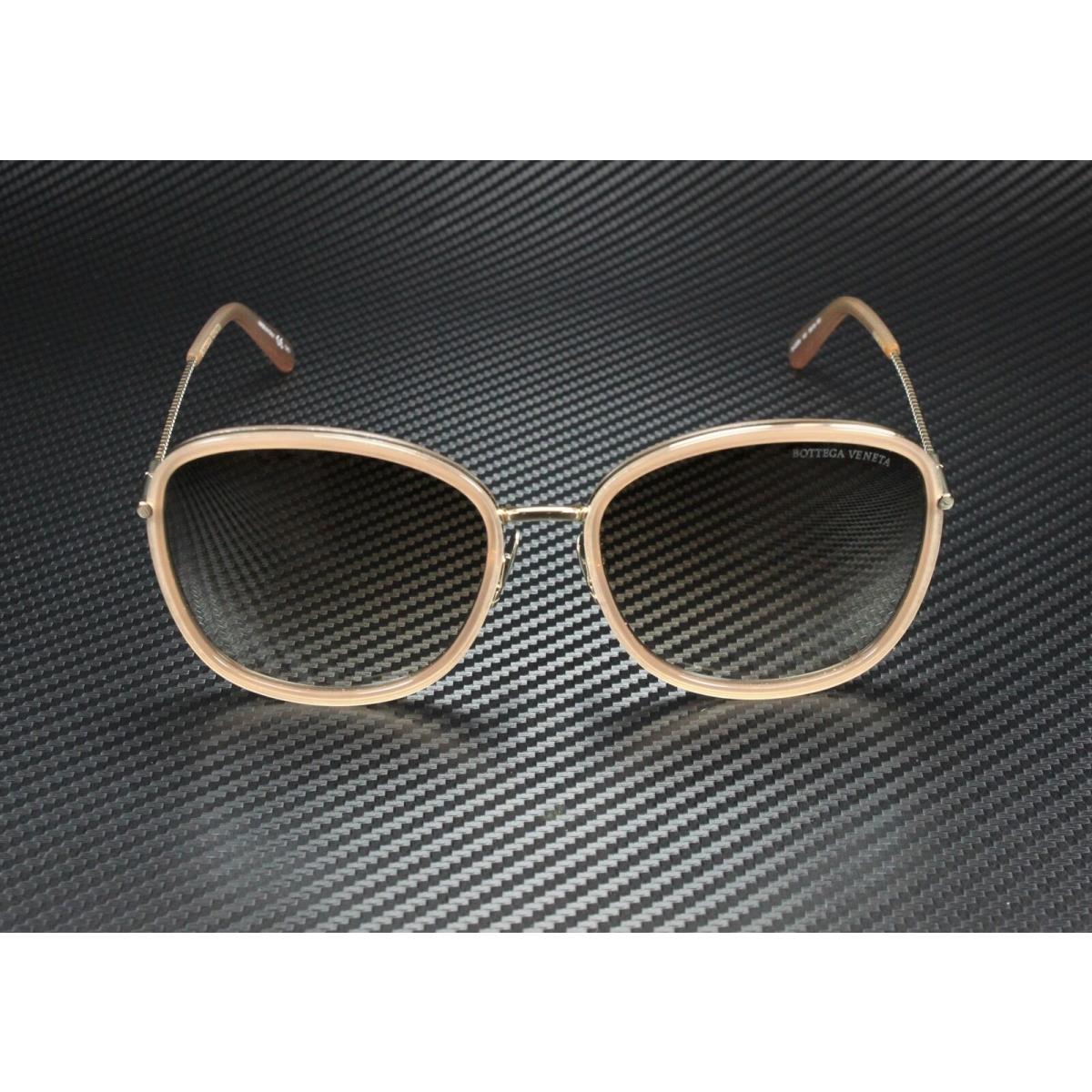 Bottega Veneta BV0220SK 003 Round Oval Brown 59 mm Women`s Sunglasses