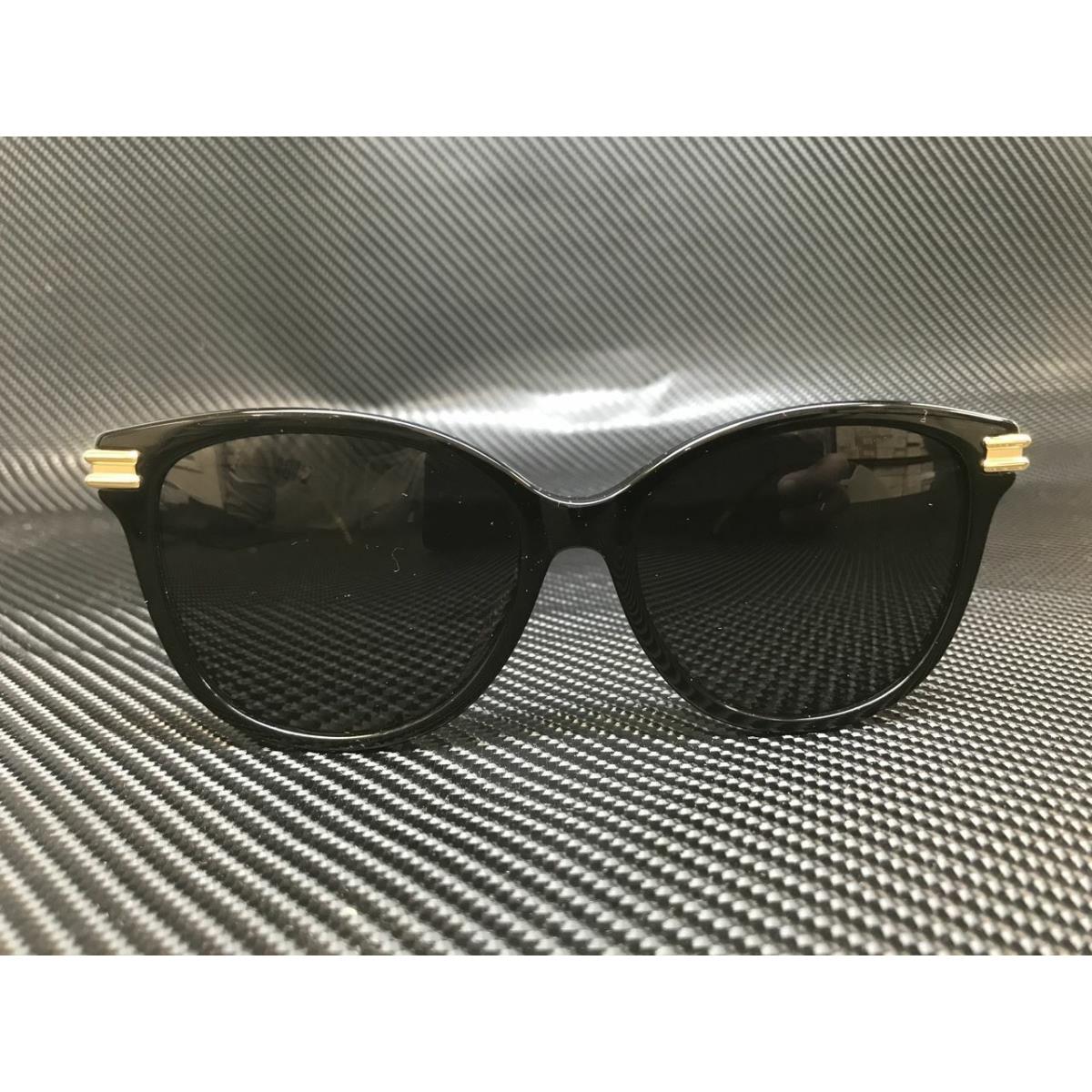 Bottega Veneta BV1048SA 001 Black Round 55 mm Women`s Sunglasses