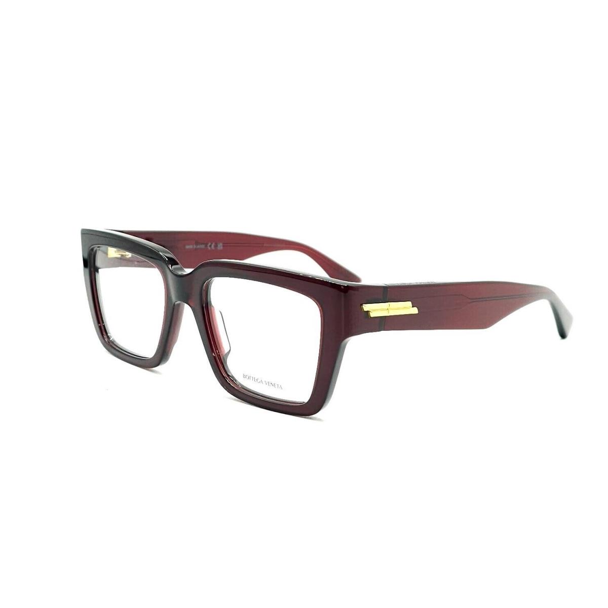 Bottega Veneta BV1153O Eyeglasses 008 Bordeaux-gold Size 51