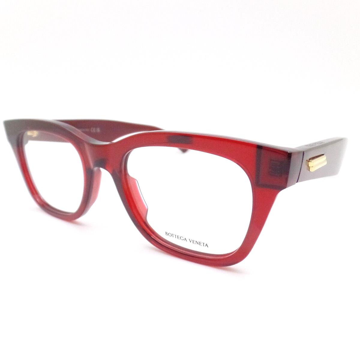 Bottega Veneta BV1155O 004 Burgundy 50mm Frames Eyeglasses