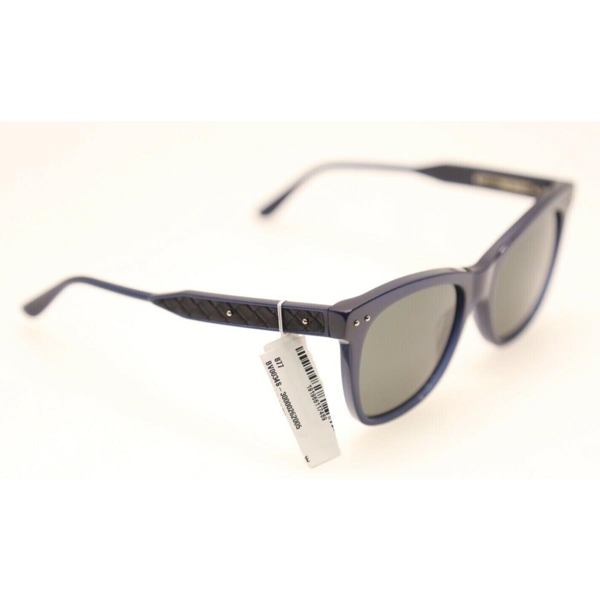 Bottega Veneta BV0034S 005 Navy Blue/grey 53mm Sunglasses 466