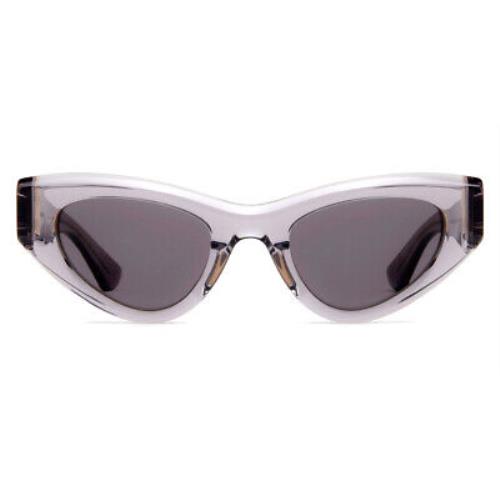 Bottega Veneta BV1142S Sunglasses Gray Gray Cat Eye 49mm