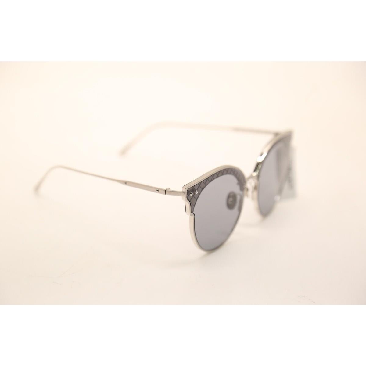 Bottega Veneta BV0210S 001 Silver/grey Cat Eye Sunglasses 1219