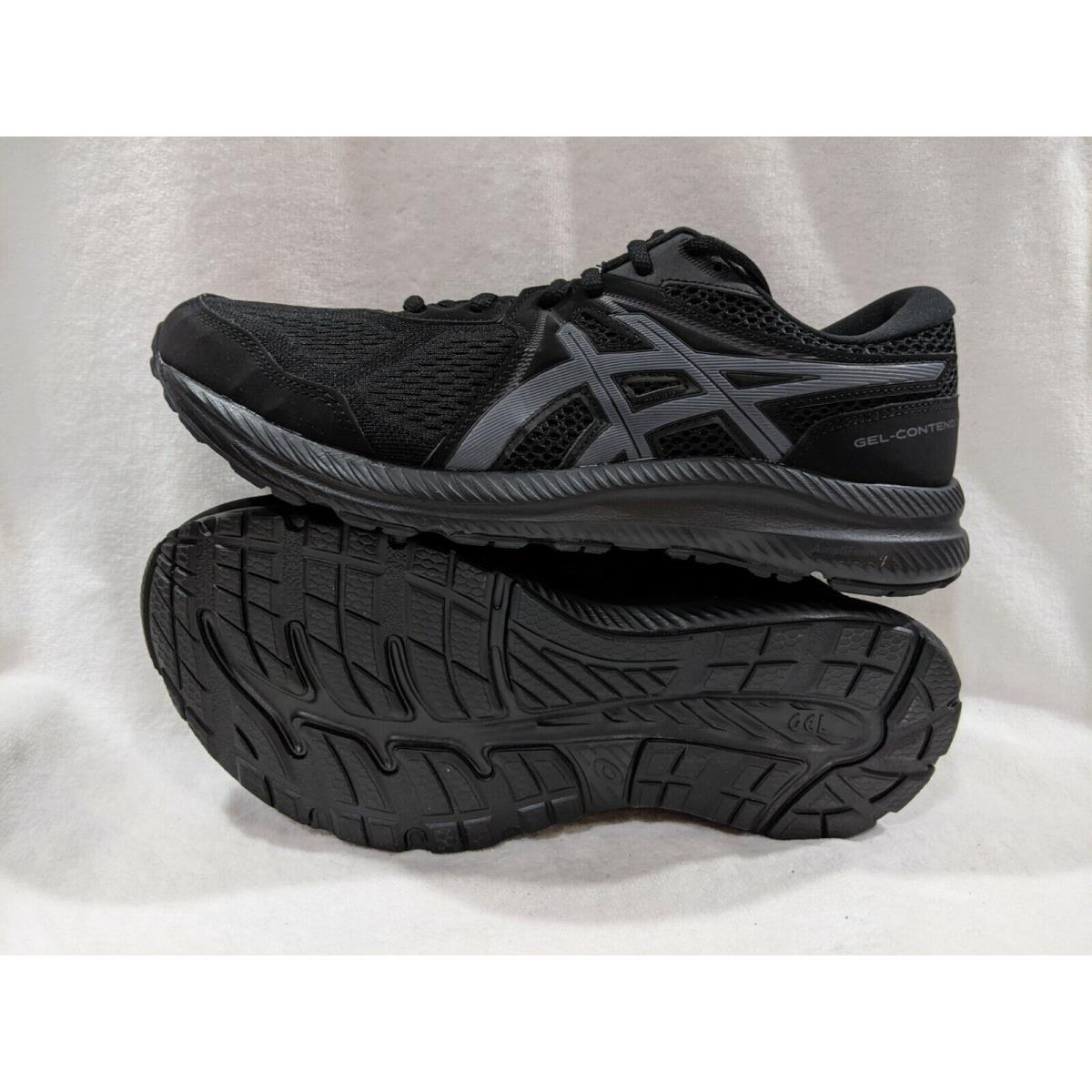 cigarrillo Madison Claire Asics Men`s Gel-contend 7 Black/grey Running Shoes-sz 9/9.5/10/11 X-wide 4E  | 016283763211 - ASICS shoes - Black/Grey | SporTipTop