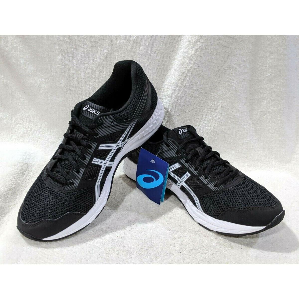 Asics Men`s Gel-contend 5 Black/white Running Shoes - Size 11.5 1011A256-001