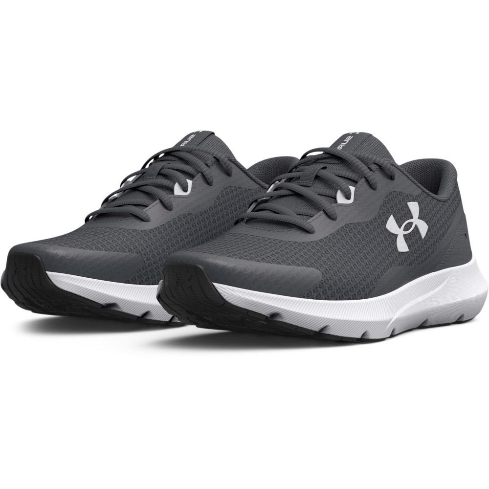 Under Armour 3024894 Women`s UA Surge 3 Running Athletic Training Gym Shoes Pitch Gray