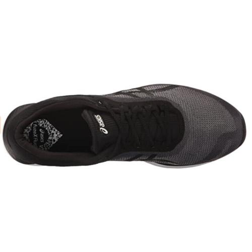 Asics Men`s Fuzex Rush Running Shoe Mid Grey/black/white Size 7