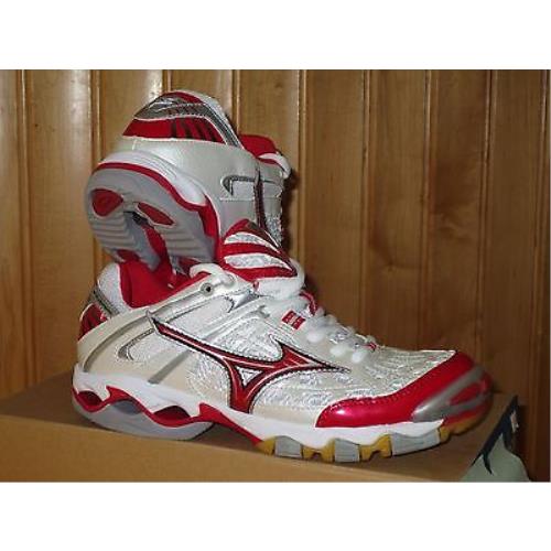 Mizuno shoes  - White and Red 2