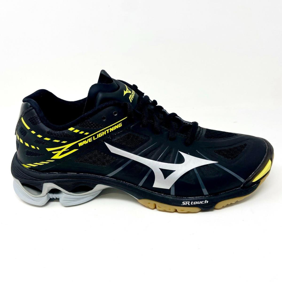 Mizuno Wave Lightning Z Black Silver Yellow Womens Traction Volleyball Shoes